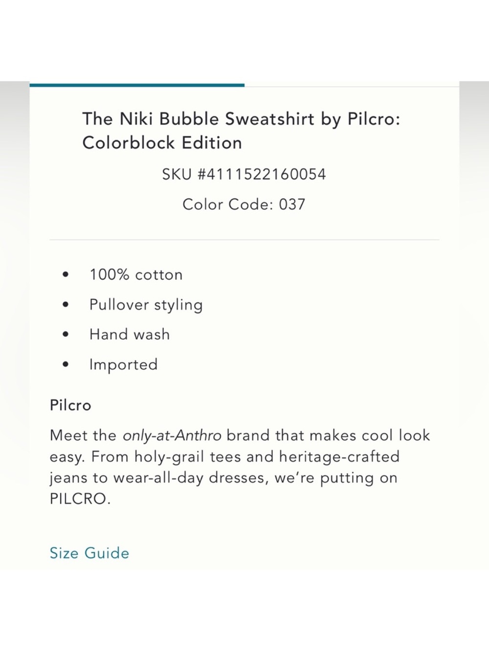 The Niki Bubble Sweatshirt color block edition - Picture 7 of 7